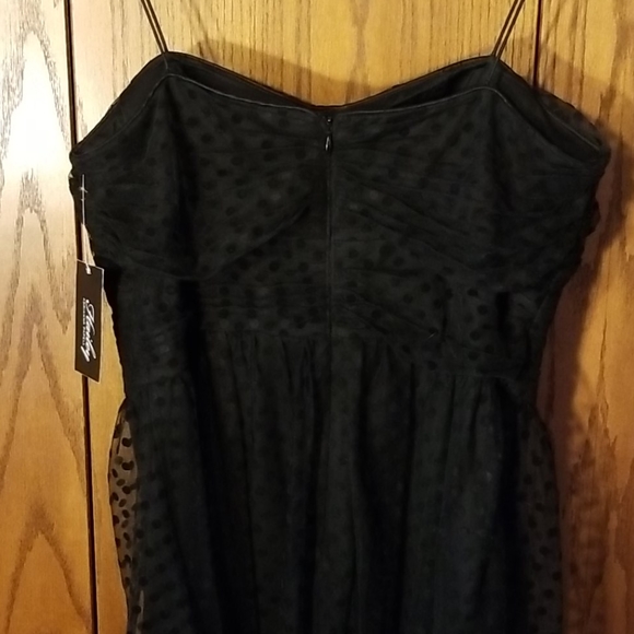 Vintage inspired black polka dot dress - Picture 4 of 6